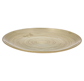 Plato de Vidrio Dorado 28cm