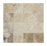 Mármol Travertino Cepillado Mix 15x15cm