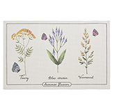 Individual Yute Flores Verwin 45x30cm
