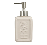 Dispensador de Jabón con Relieve Blanco