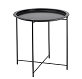 Mesa Lateral Bandeja Negra 47x50.5cm