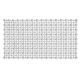Alfombra Recta de Pvc para Baño Blanco 65X35cm