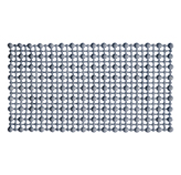 Alfombra Recta de Pvc para Baño Gris 65X35cm