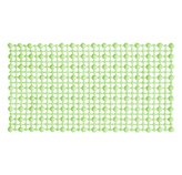 Alfombra Recta de Pvc para Baño Verde 65X35cm