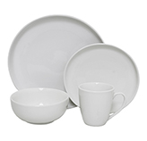 Vajilla Topple 16 Piezas Blanca
