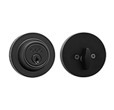 Cerradura Pestillo Muerto London 1 Cilindro Negro Geo