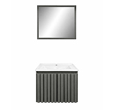 Mueble de Baño 60cm con Espejo Cobos Gris