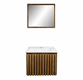 Mueble de Baño 60cm con Espejo Cobos Nogal