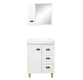 Mueble de Baño 60cm con Espejo Raya Blanco