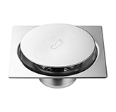 Rejilla Cromo 10x10cm Tapa Push