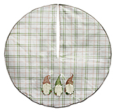 Pie de Árbol Cuadros Gnomos Cozy 118cm