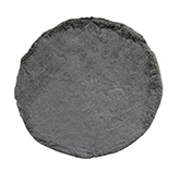 Alfombra Peluda Gris Redonda 110cm