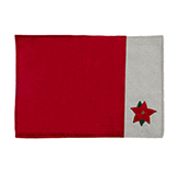 Individual Jingle Bell Rojo 33x45cm
