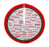 Pie de Árbol Letters To Santa 118cm