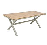 Mesa de Patio Jira 150x90cm Madera Metal