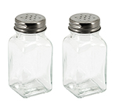 Salero Pimentero Vidrio Inoxidable