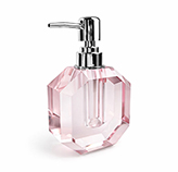 Dispensador de Jabón de Cristal Ganz Rose