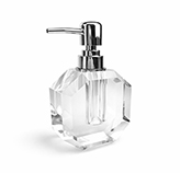 Dispensador de Jabón de Cristal Ganz Clear
