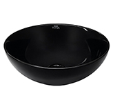 Lavamanos Negro 32x14cm Vitta