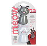 Pinzas Meow para Bolsa 2 Piezas Joie