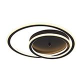 Lámpara de Techo LED Ari Negro 40cm 40W