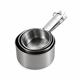Tazas de Medición Inoxidable 1/4 1 Taza 4 Piezas