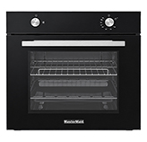 Horno a Gas con convección 60cm 70L Negro Mastermaid