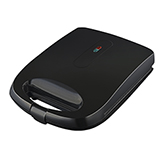 Sanduchera 4 Rebanadas 1400w Negra Mastermaid