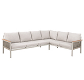 Mueble de Patio Sorento Beige 3 Piezas