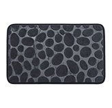 Alfombra Diseño de Piedras 40x60cm Gris