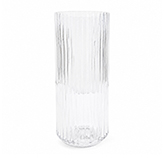 Florero Zerb Vidrio Transparente 29cm