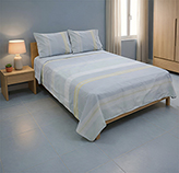 Sábana Gris Claro Cotton Touch Twin