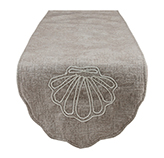 Camino de Mesa Sand Shell Beige 180x33cm