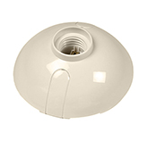 Rosetón E-27 ABS 12cm 150w Beige