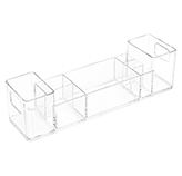 Organizador para Cosméticos 30.5x8x7.5cm Transparente