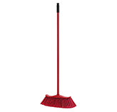Escoba Roja Cepillo Nylon 127x35cm