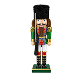 Cascanuez Soldier Azul Verde y Rojo 25cm