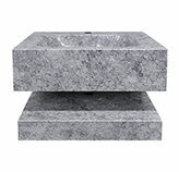 Mueble de Baño Aéreo Gris 60x47cm