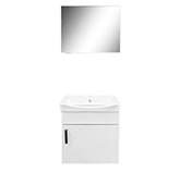 Mueble de Baño Aéreo Blanco con Espejo 50x44cm