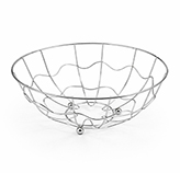 Frutero Wave 23x10cm Cromo