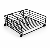 Porta Servilleta Swing 18x18cm Negro