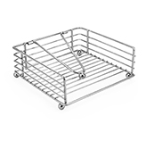 Porta Servilleta Swing 18x18cm Cromo