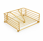 Porta Servilleta Swing 18x18cm Oro