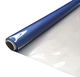 Plástico Transparente Azul 0.15mmx1.4mx80m