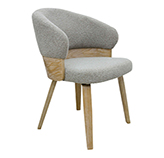 Silla Pisano Tabaco Madera