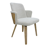 Silla Vittoria Taupe Madera