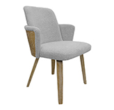 Silla Vittoria Gris Madera