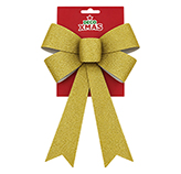 Lazo de Navidad Oro Escarcha