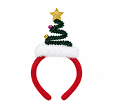Diadema Navideña con Árbol