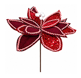 Flor Navideña The Sugar Crown 32cm